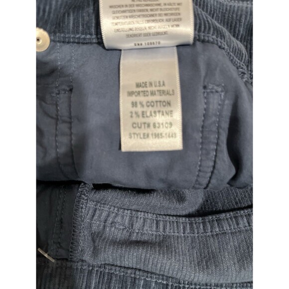 Citizens of Humanity COH womens Jolene Corduroy Jean Pant sz 26 Button Fly 26x27 - Picture 11 of 11